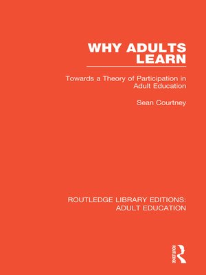 cover image of Why Adults Learn